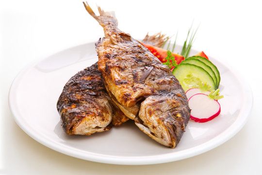 Grilled Croaker Fish
