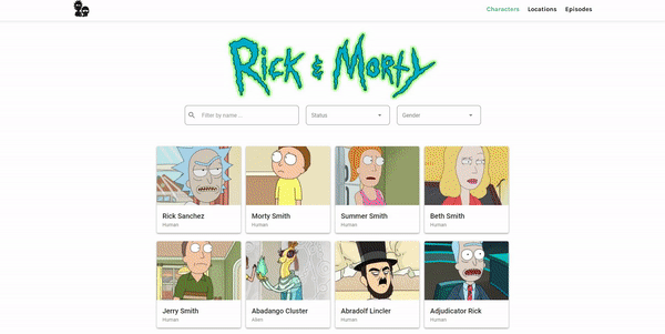 GitHub - ErizoMA/Rick-Morty: Rick and Morty page :)