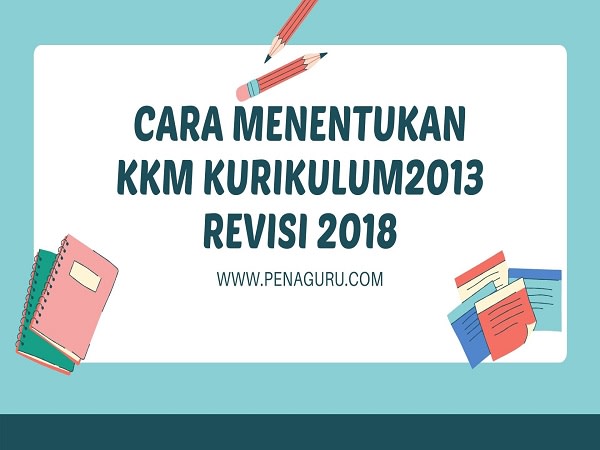 Cara Menentukan KKM Kurikulum 2013 Revisi 2018