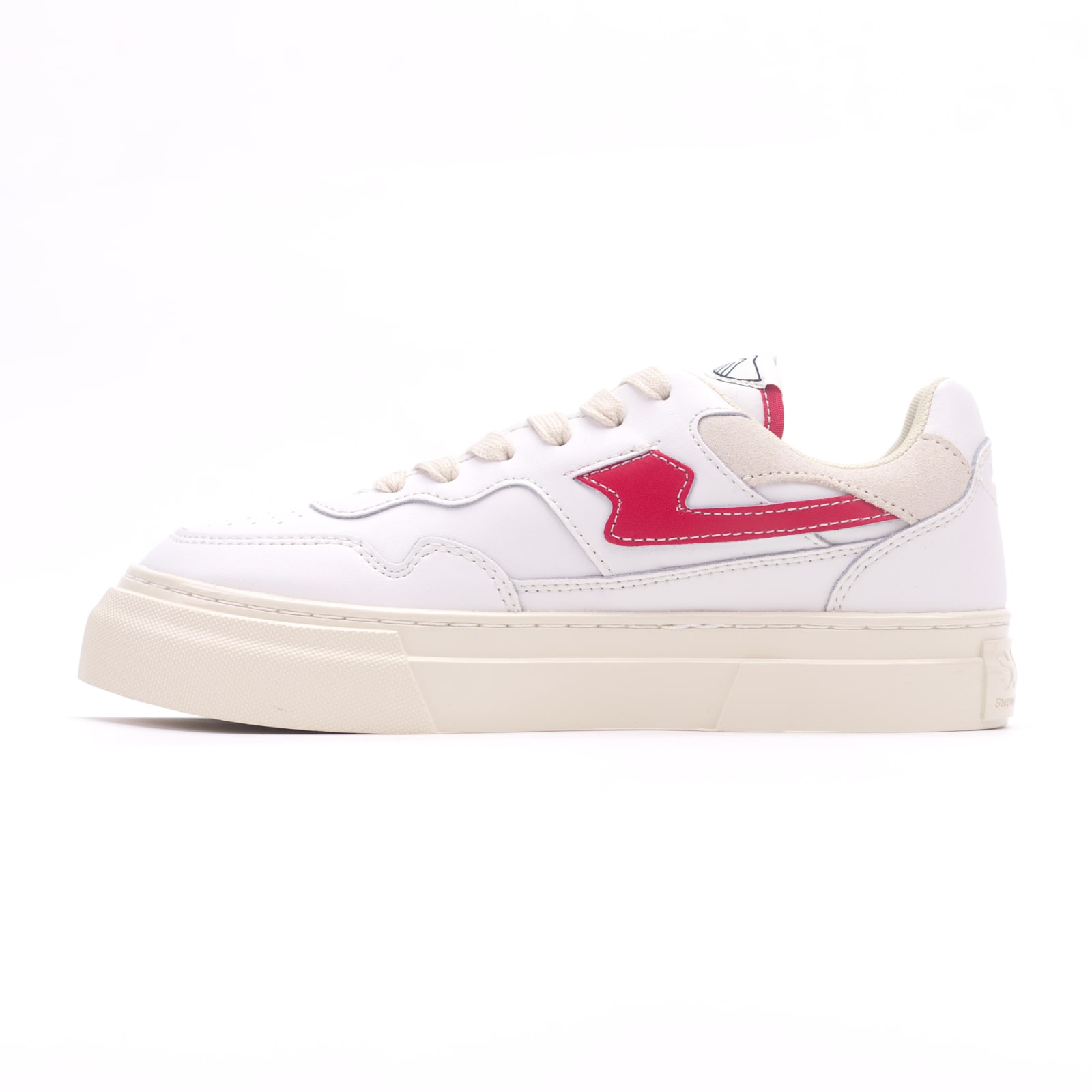 Stepney Workers Club PEARL S-STRIKE LEATHER WHITE-RED — նկար 2