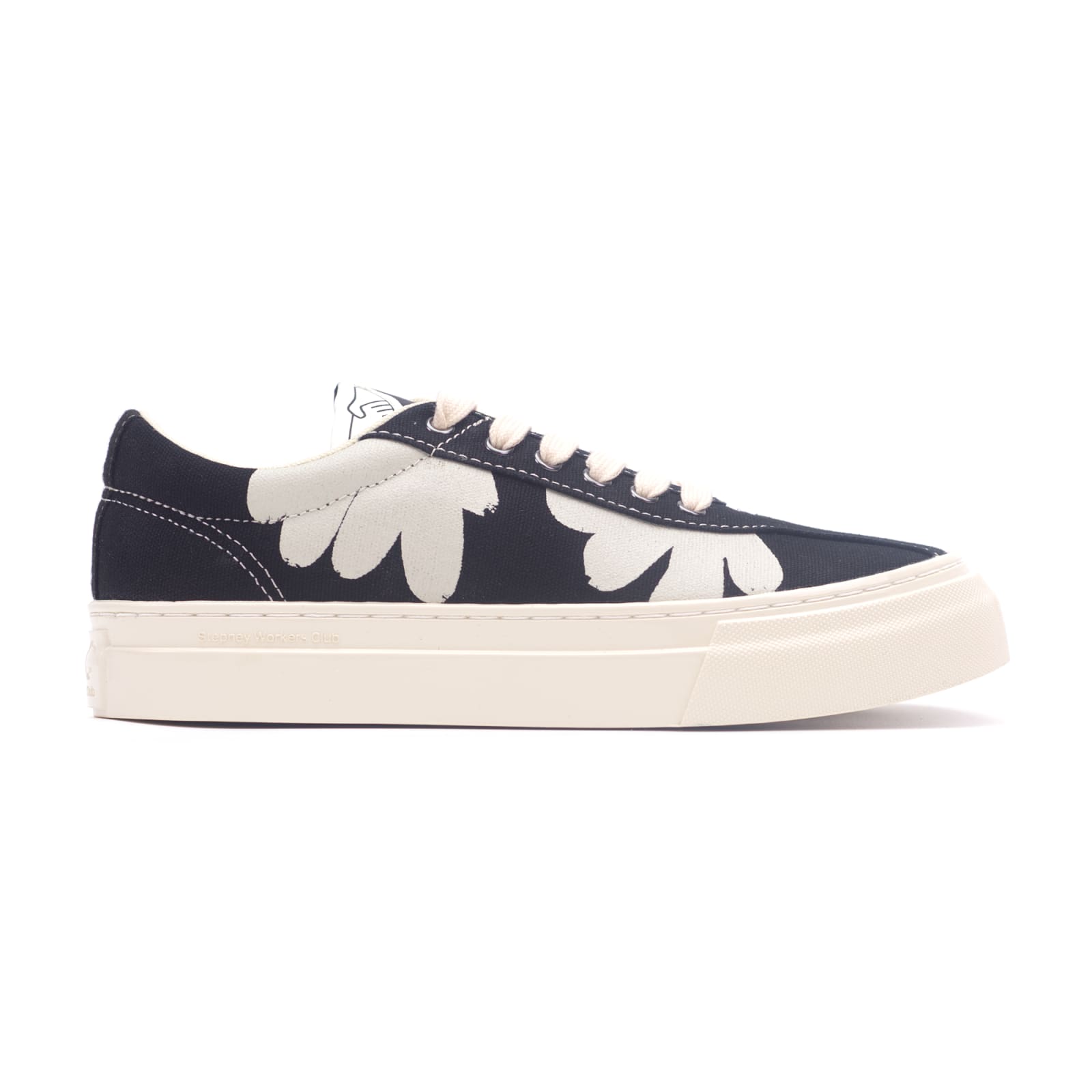Stepney Workers Club DELLOW CUP SHROOMHANDS CANVAS BLACK-ECRU · Սև / Կաթնագույն