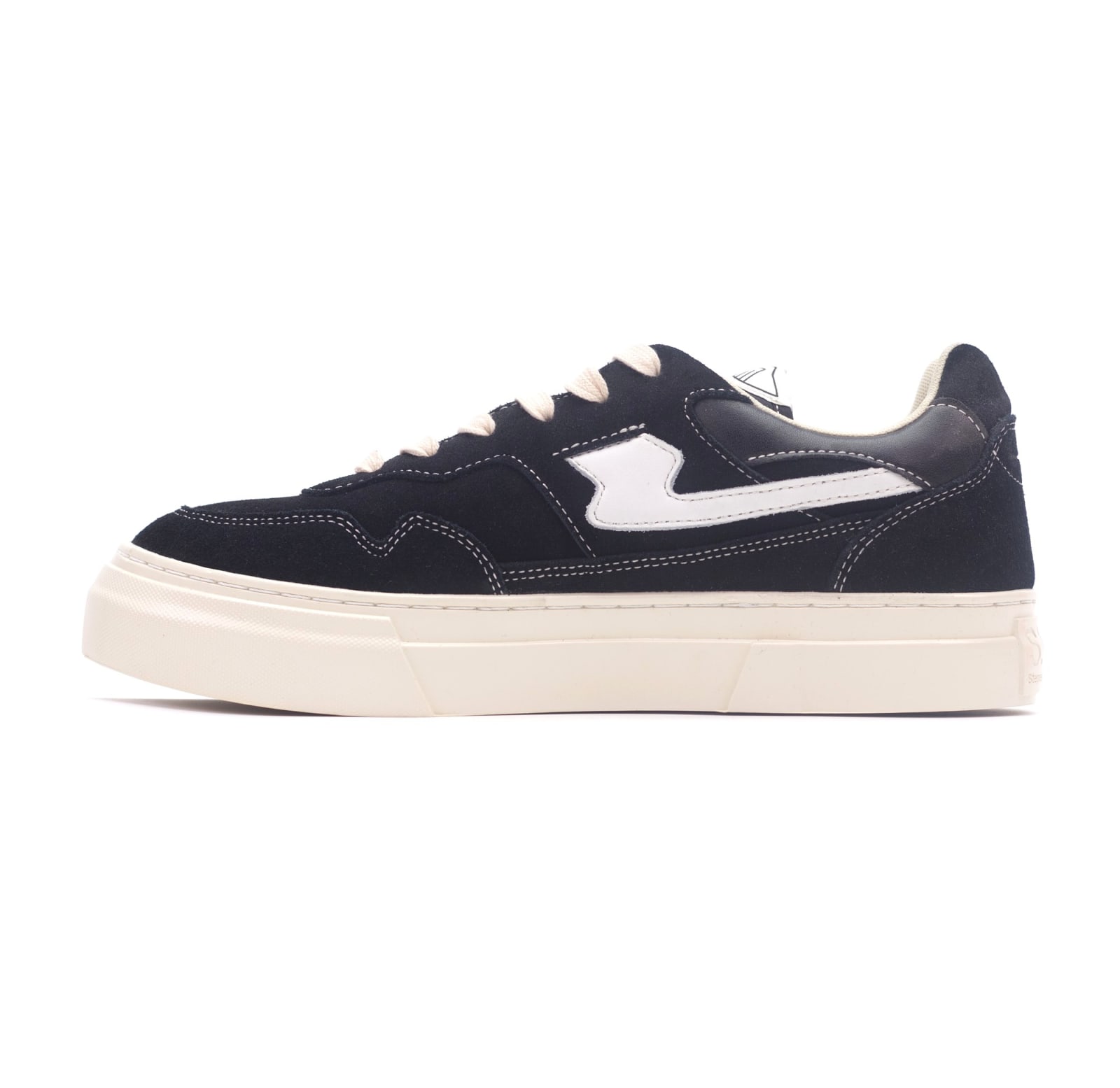 Stepney Workers Club PEARL S-STRIKE SUEDE BLACK-WHITE — նկար 2