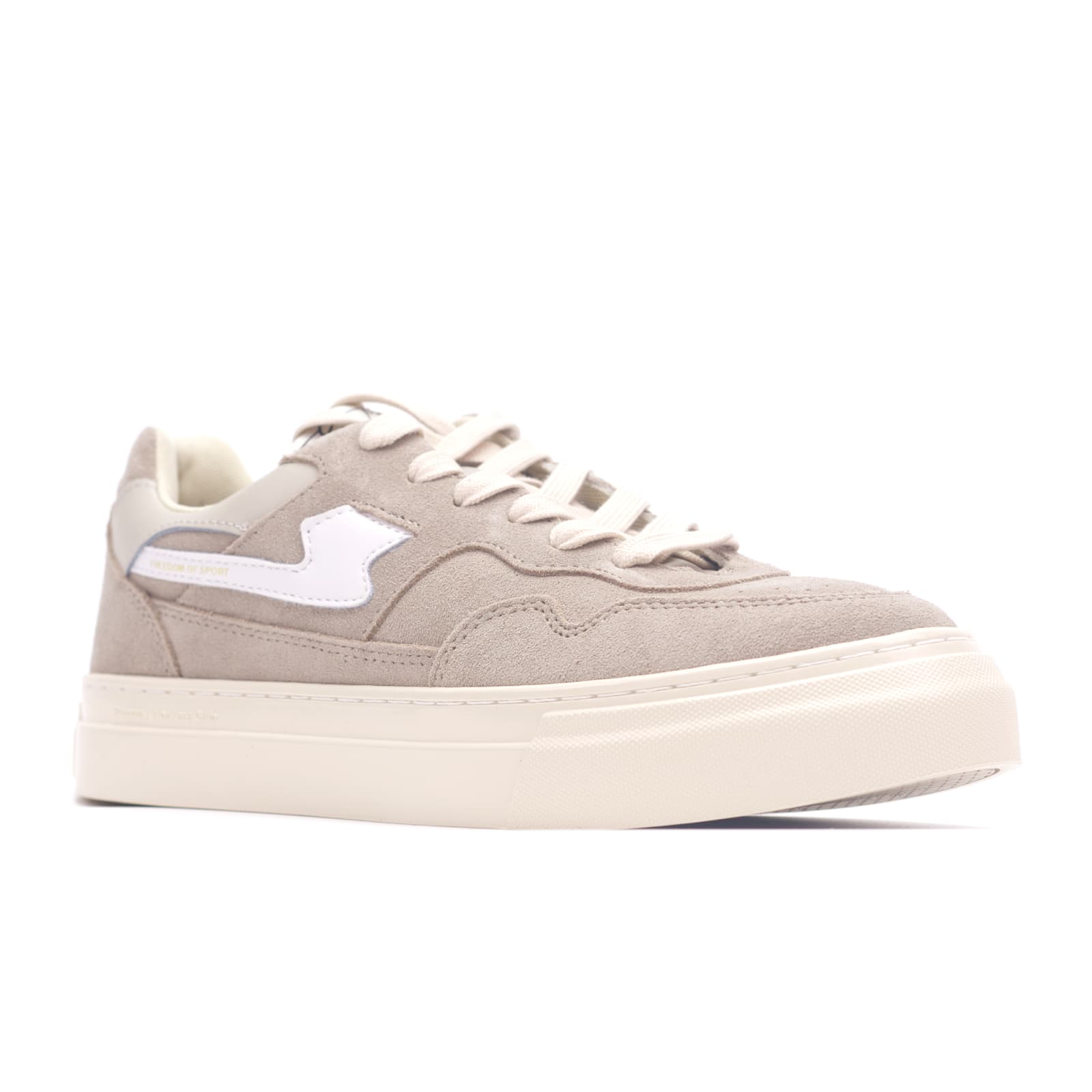 Stepney Workers Club PEARL S-STRIKE SUEDE LIGHT GREY-WHITE — նկար 3