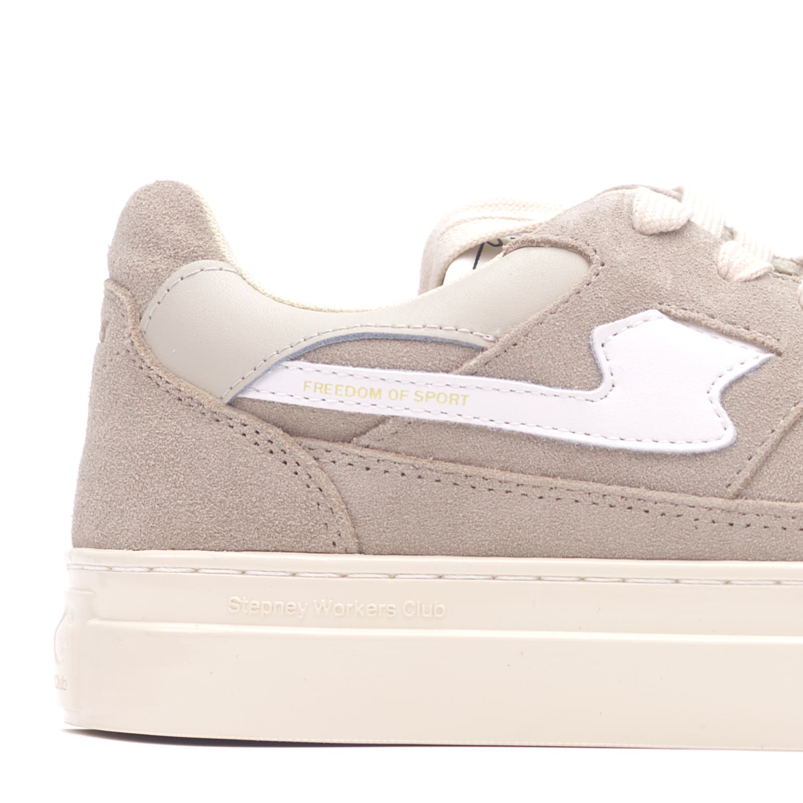 Stepney Workers Club PEARL S-STRIKE SUEDE LIGHT GREY-WHITE — նկար 5