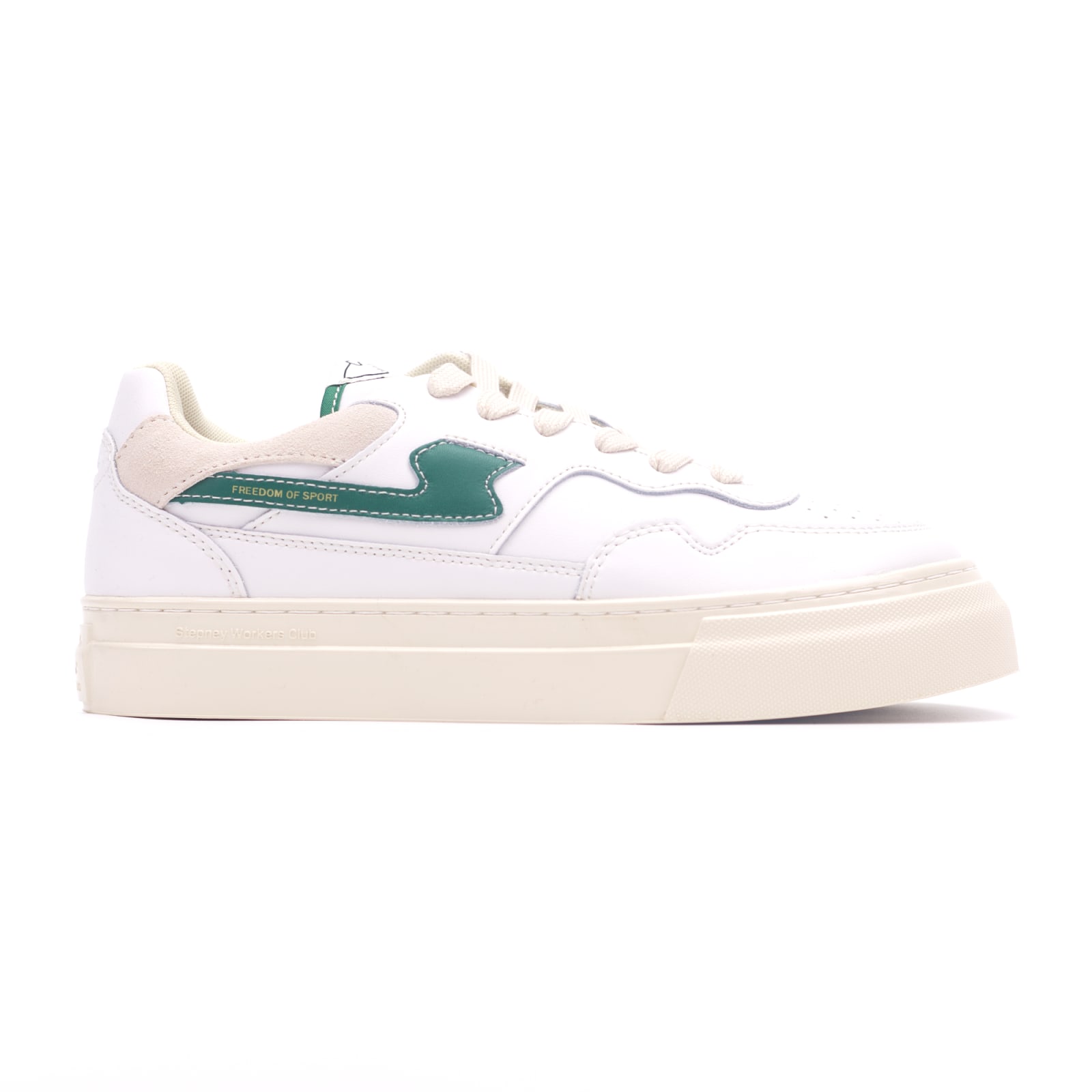 Stepney Workers Club PEARL S-STRIKE LEATHER WHITE-GREEN · Սպիտակ / Կանաչ