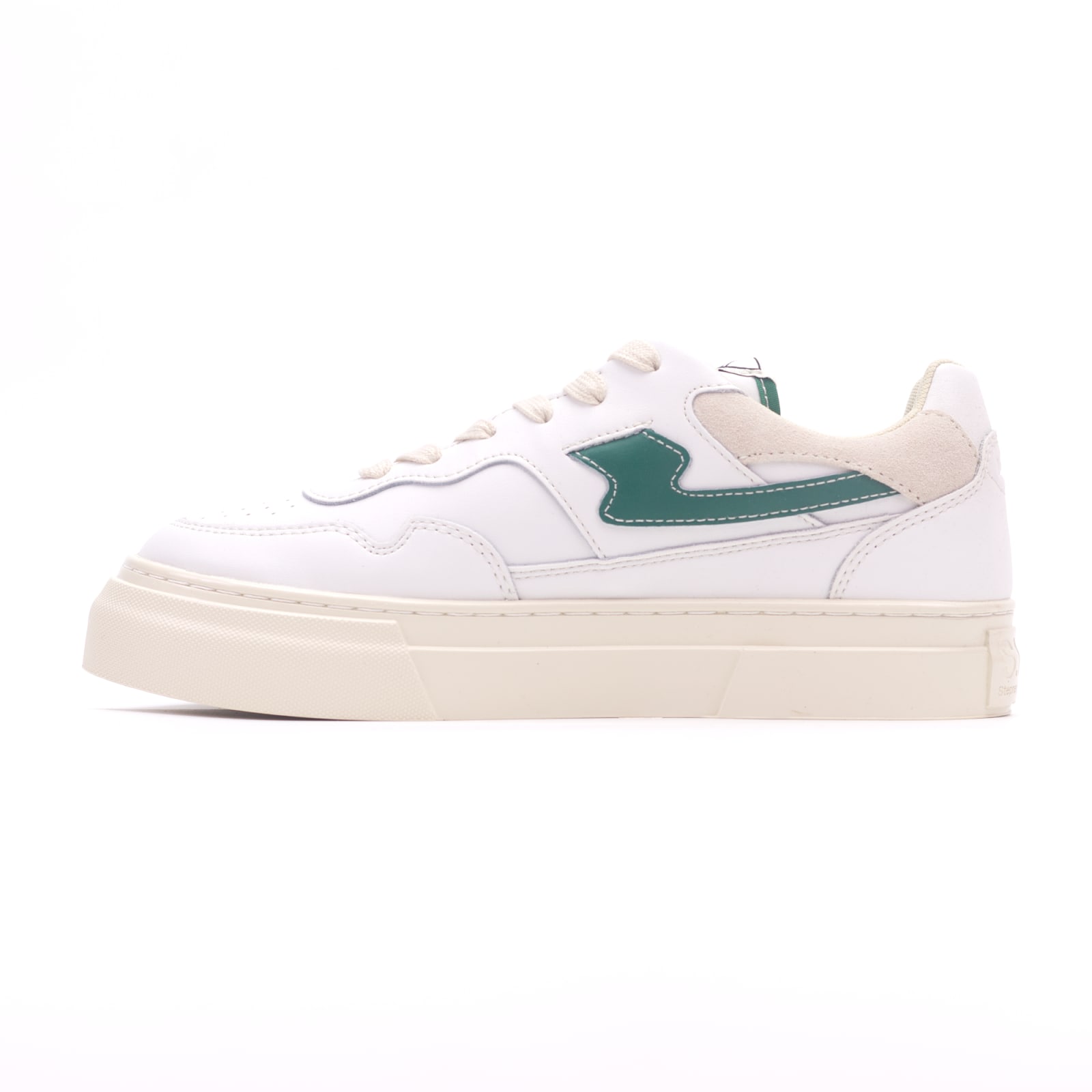 Stepney Workers Club PEARL S-STRIKE LEATHER WHITE-GREEN — նկար 2