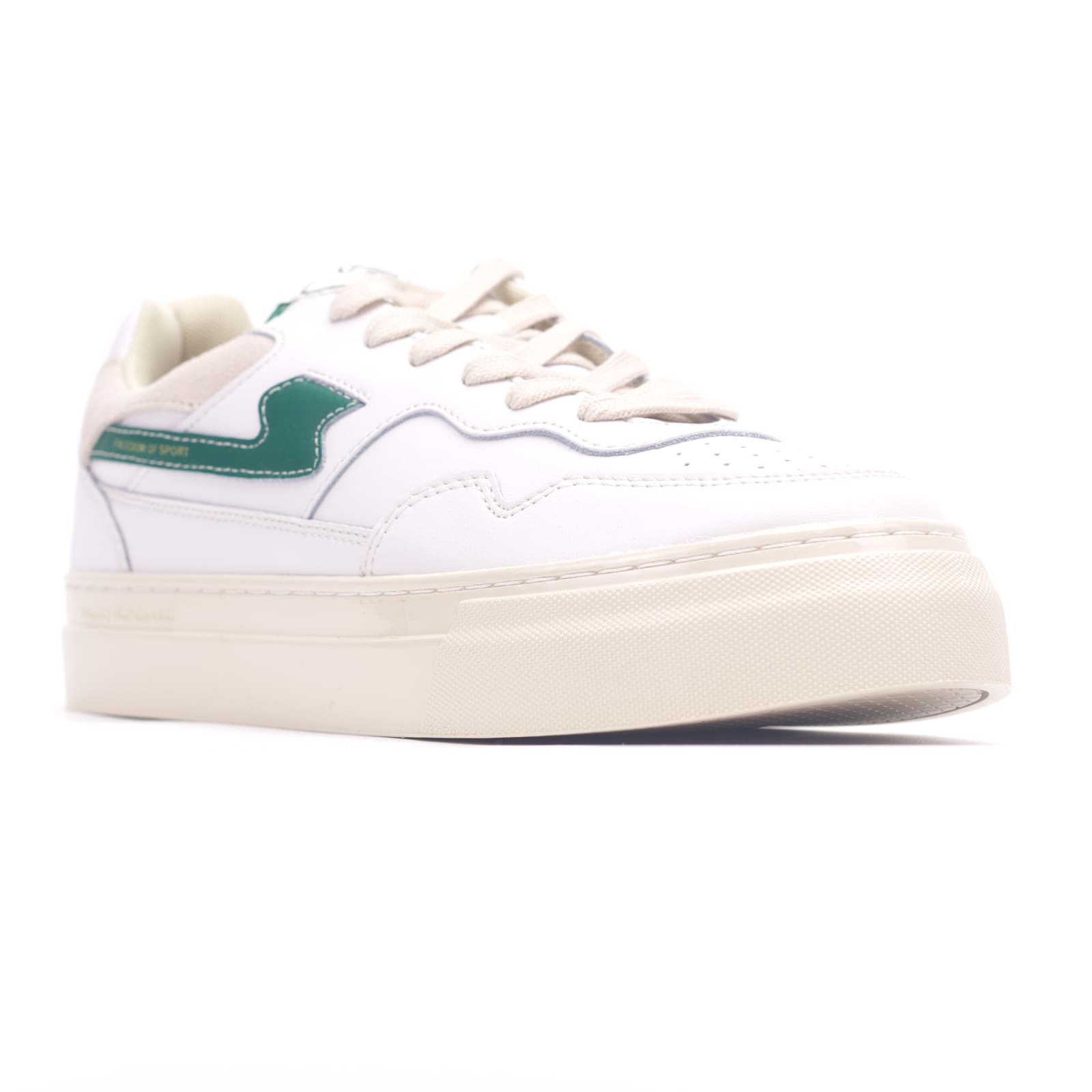 Stepney Workers Club PEARL S-STRIKE LEATHER WHITE-GREEN — նկար 3