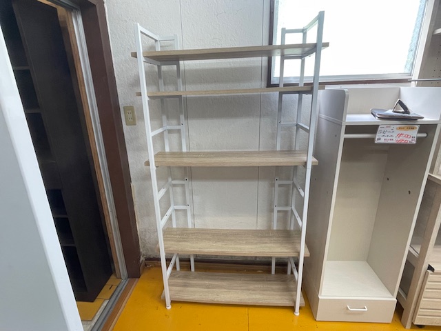 木目×ホワイトの5段オープンラック入荷|鹿児島市リサイクルショップ八 木目×ホワイトの5段オープンラック入荷|鹿児島市リサイクルショップ八