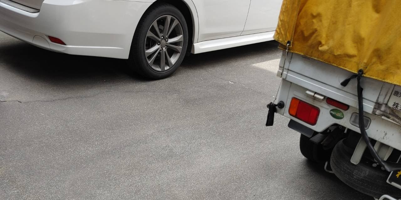 鹿児島市のマッサージチェア処分 現場の作業車両（軽トラック）