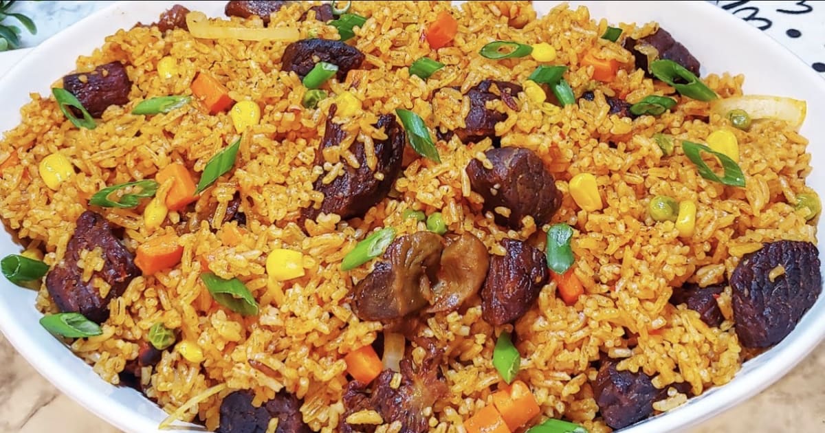 Riz gras traditionnel burkinabè
