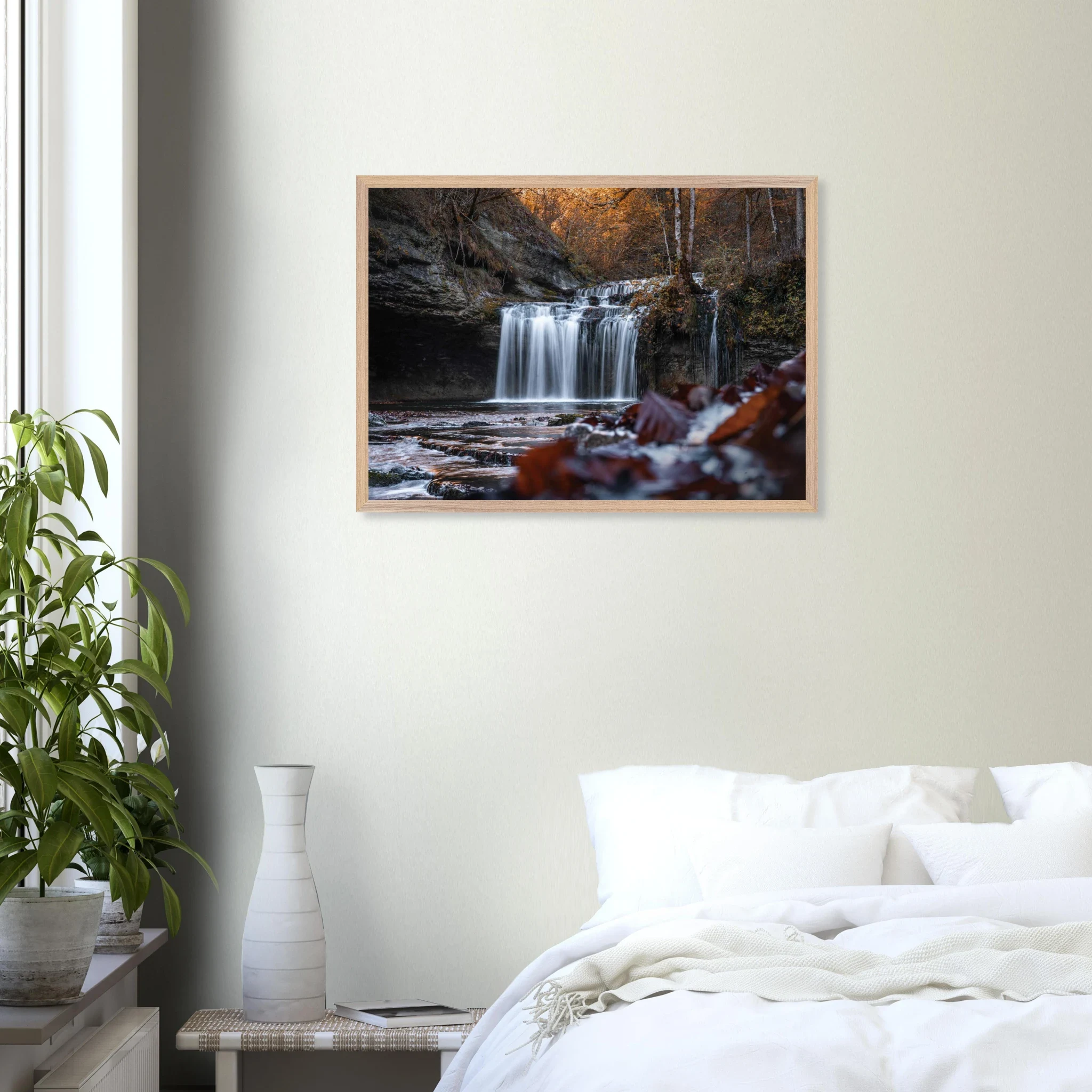 « Aux chutes d’automne » – Photographies en éditions limitées Photo d\'art déco d\'artiste auteur encadré en bois premium chêne frêne papier épais premium FSC « Aux chutes d’automne » – Photographies en éditions limitées Photo d\'art déco d\'artiste auteur encadré en bois premium chêne frêne papier épais premium FSC