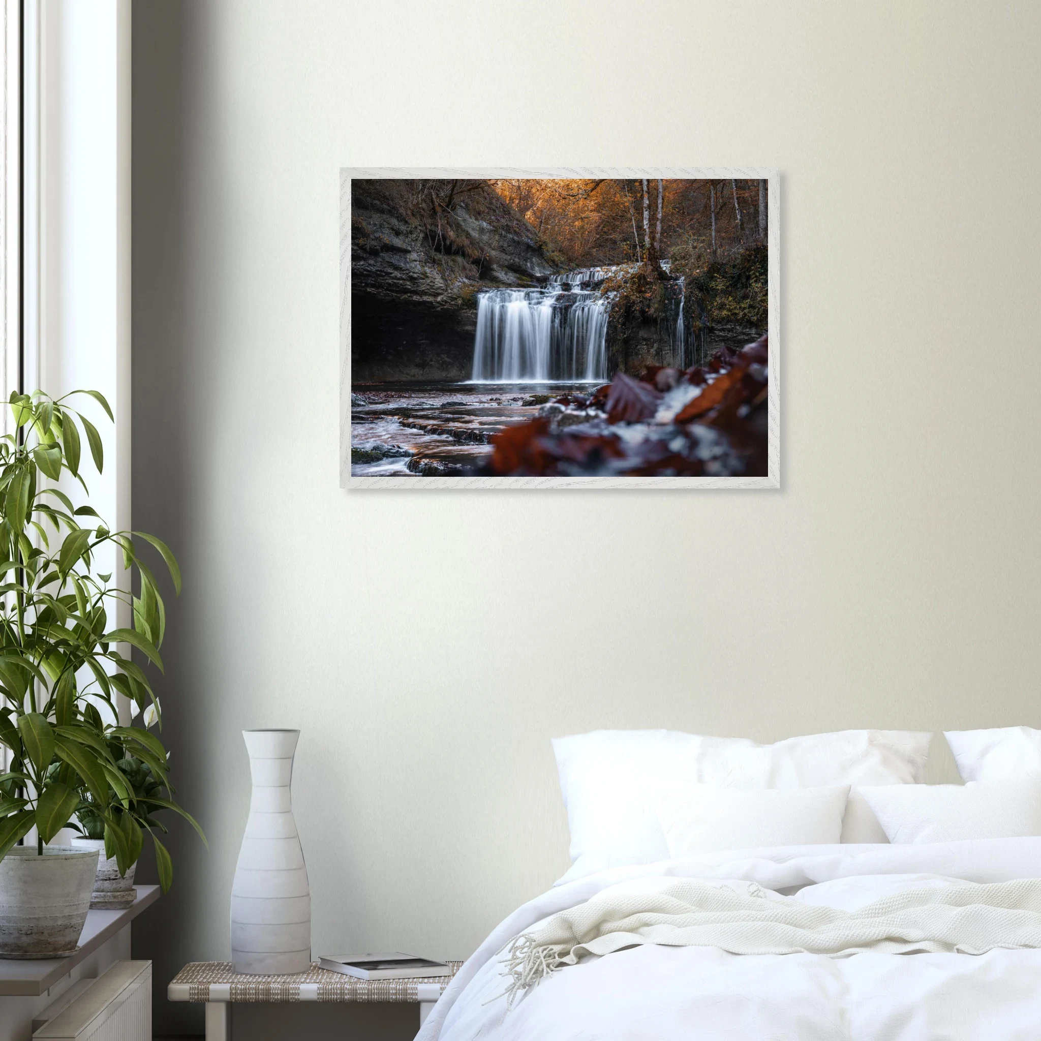 « Aux chutes d’automne » – Photographies en éditions limitées Photo d\'art déco d\'artiste auteur encadré en bois premium chêne frêne papier épais premium FSC « Aux chutes d’automne » – Photographies en éditions limitées Photo d\'art déco d\'artiste auteur encadré en bois premium chêne frêne papier épais premium FSC