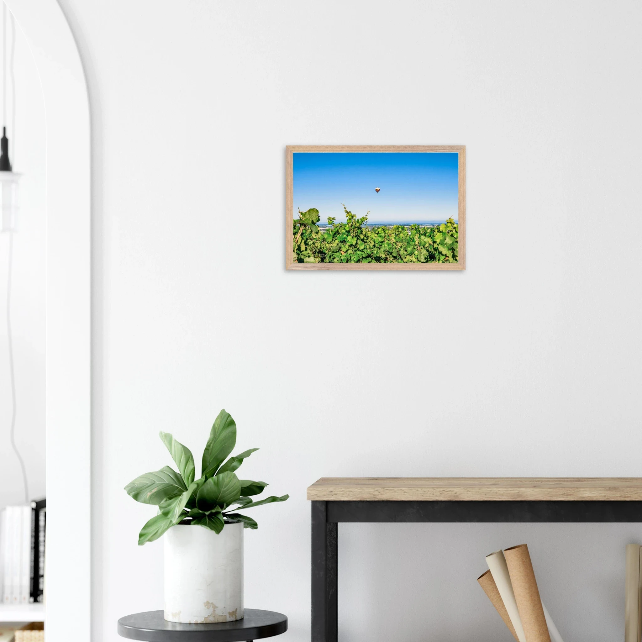 « Une perspective différente » – cadre en bois véritable Photo d\'art déco d\'artiste auteur encadré en bois premium chêne frêne papier épais premium FSC « Une perspective différente » – cadre en bois véritable Photo d\'art déco d\'artiste auteur encadré en bois premium chêne frêne papier épais premium FSC