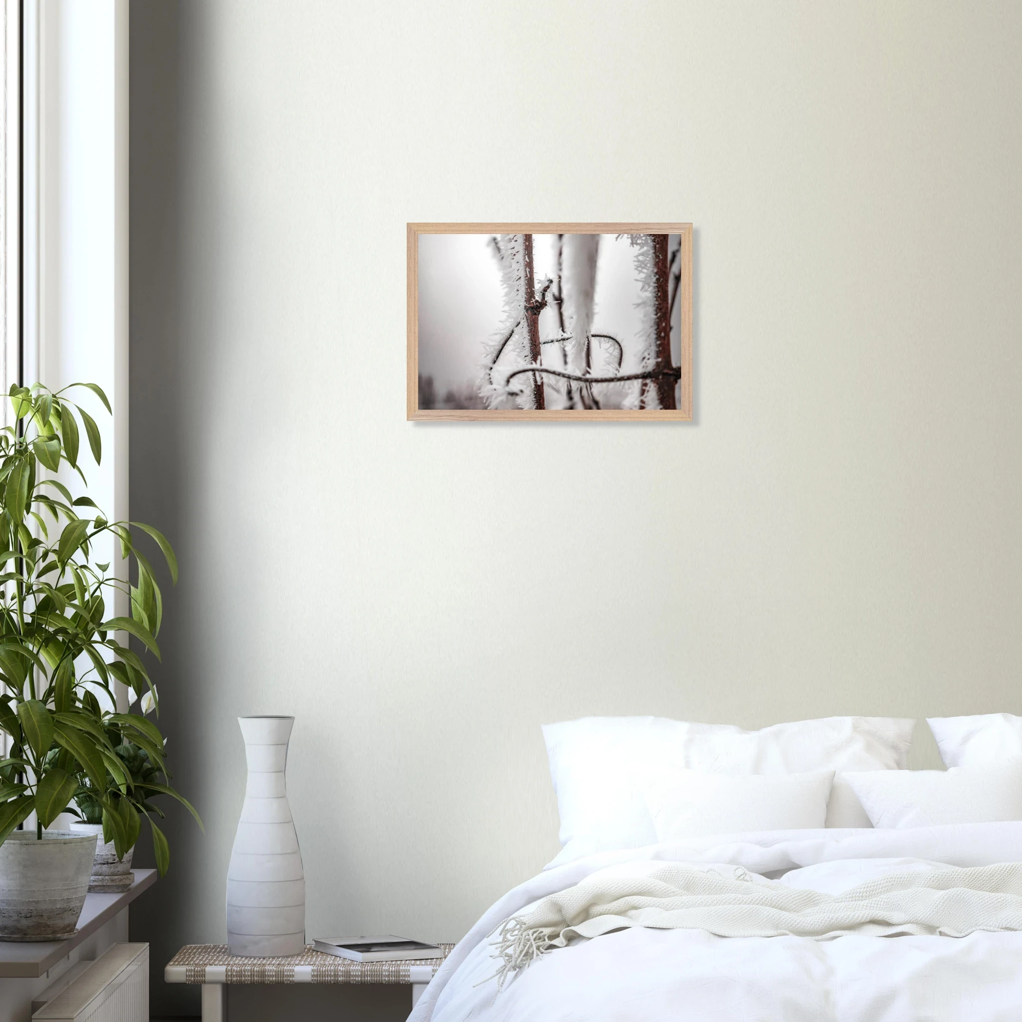 Les vents de l’hiver – Photographie de la vigne gelé – Art déco Photo d\'art déco d\'artiste auteur encadré en bois premium chêne frêne papier épais premium FSC Les vents de l’hiver – Photographie de la vigne gelé – Art déco Photo d\'art déco d\'artiste auteur encadré en bois premium chêne frêne papier épais premium FSC