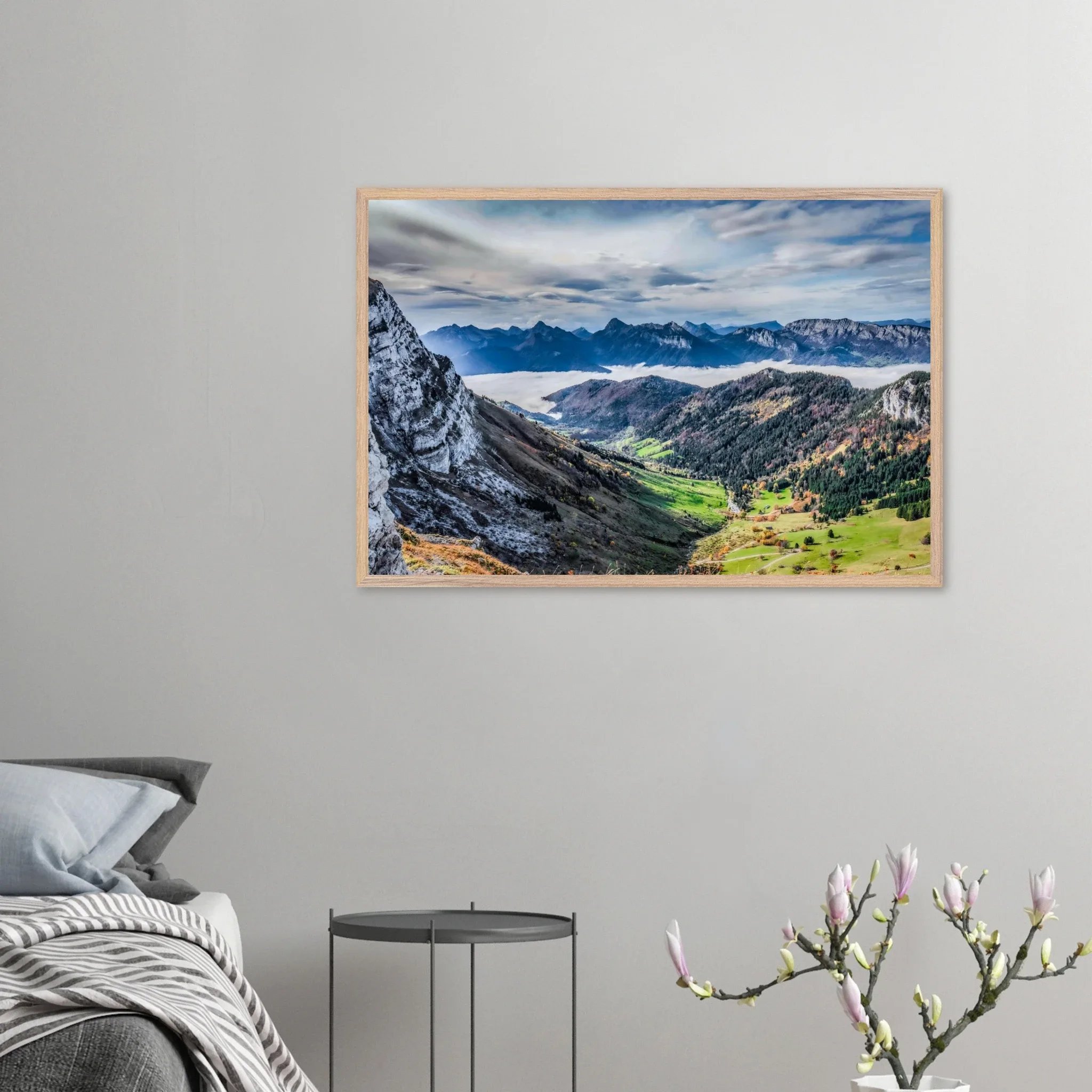 « Depuis la Tournette » – Photographie au coeur d’un cadre d’excéption Photo d\'art déco d\'artiste auteur encadré en bois premium chêne frêne papier épais premium FSC « Depuis la Tournette » – Photographie au coeur d’un cadre d’excéption Photo d\'art déco d\'artiste auteur encadré en bois premium chêne frêne papier épais premium FSC