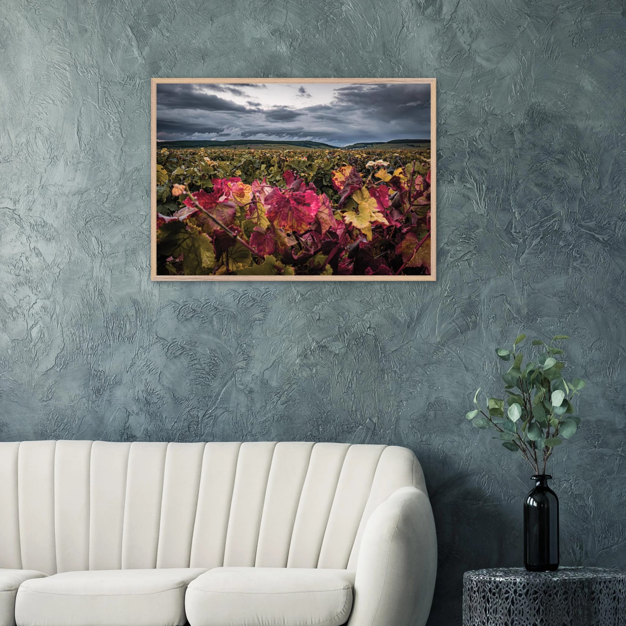 « Les couleurs de l’automne » – Photo Art-déco Vignes – Pièce unique Photo d\'art déco d\'artiste auteur encadré en bois premium chêne frêne papier épais premium FSC « Les couleurs de l’automne » – Photo Art-déco Vignes – Pièce unique Photo d\'art déco d\'artiste auteur encadré en bois premium chêne frêne papier épais premium FSC