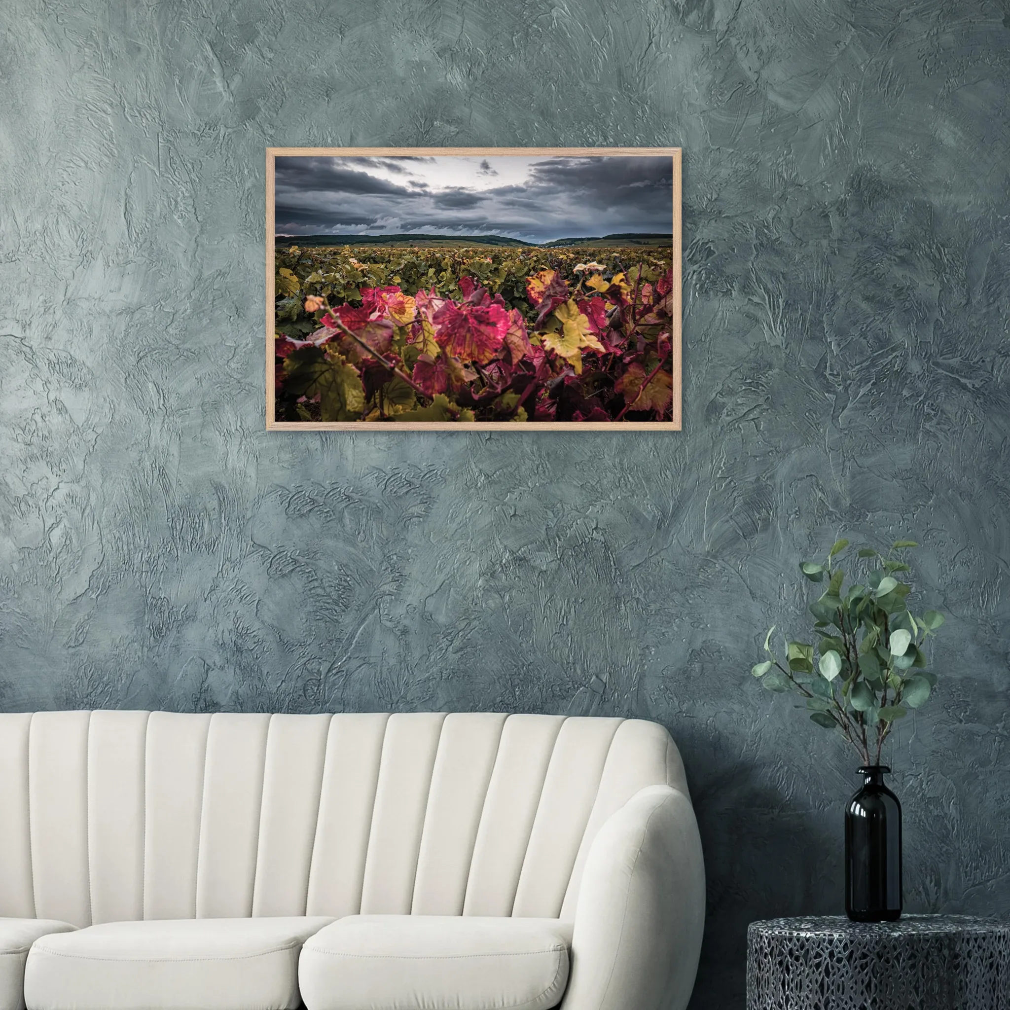 « Les couleurs de l’automne » – Photo Art-déco Vignes – Pièce unique Photo d\'art déco d\'artiste auteur encadré en bois premium chêne frêne papier épais premium FSC « Les couleurs de l’automne » – Photo Art-déco Vignes – Pièce unique Photo d\'art déco d\'artiste auteur encadré en bois premium chêne frêne papier épais premium FSC