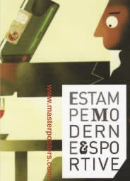 ESTAMPE MODERNE ET SPORTIVE