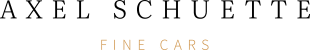 AXEL SCHUETTE FINE CARS - Classic car sellers
