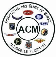 ACM  Asssociation des  Clubs de Marque Automobile - Federation / Organisations / Clubs