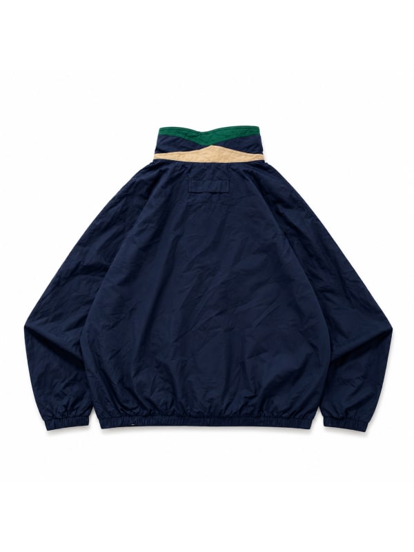 Vintage Navy High-Neck Windbreaker Jacket 1