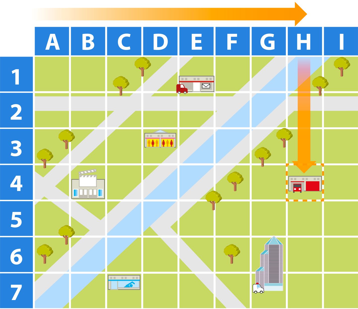 us grid square map