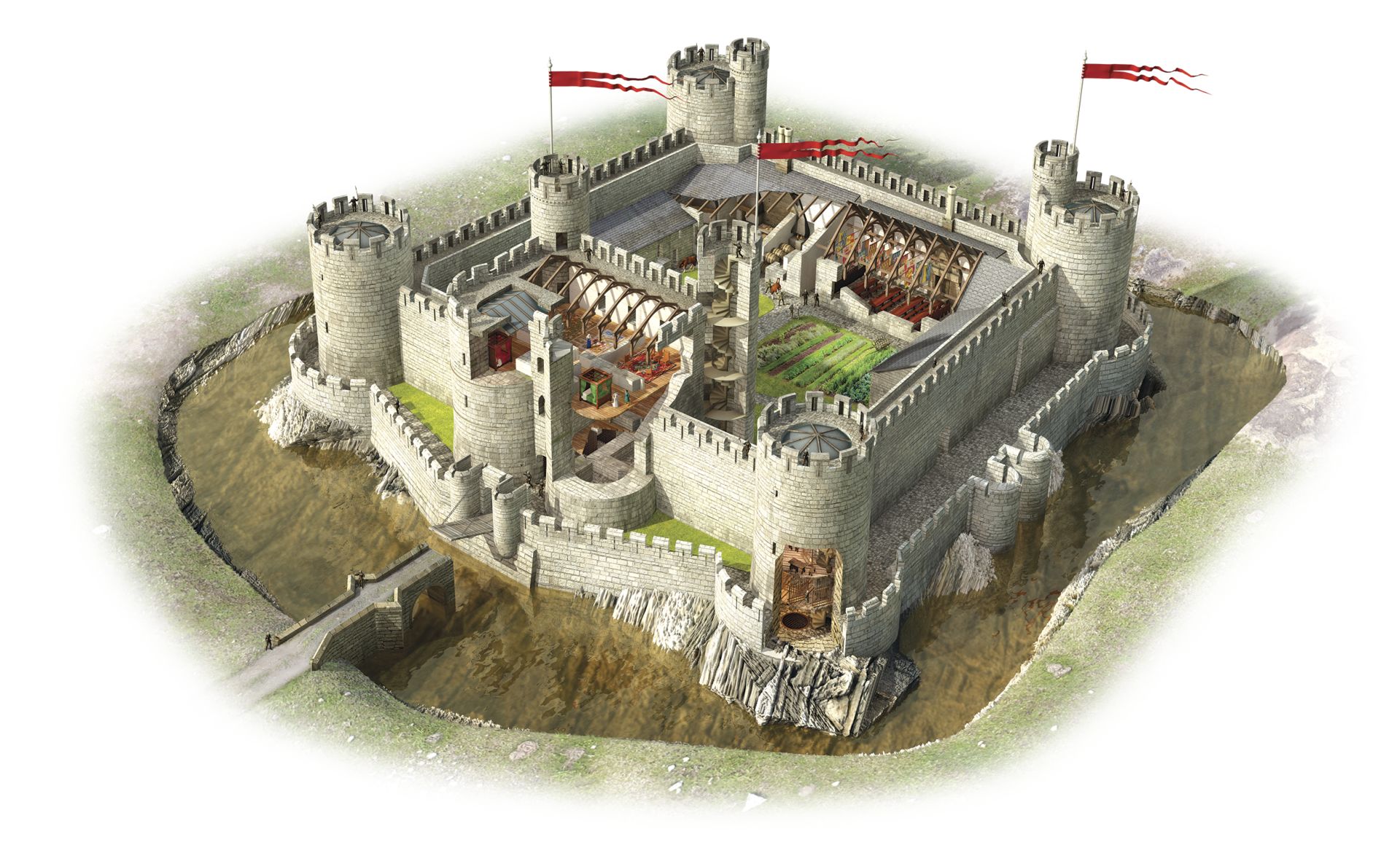 medieval europe knights housing