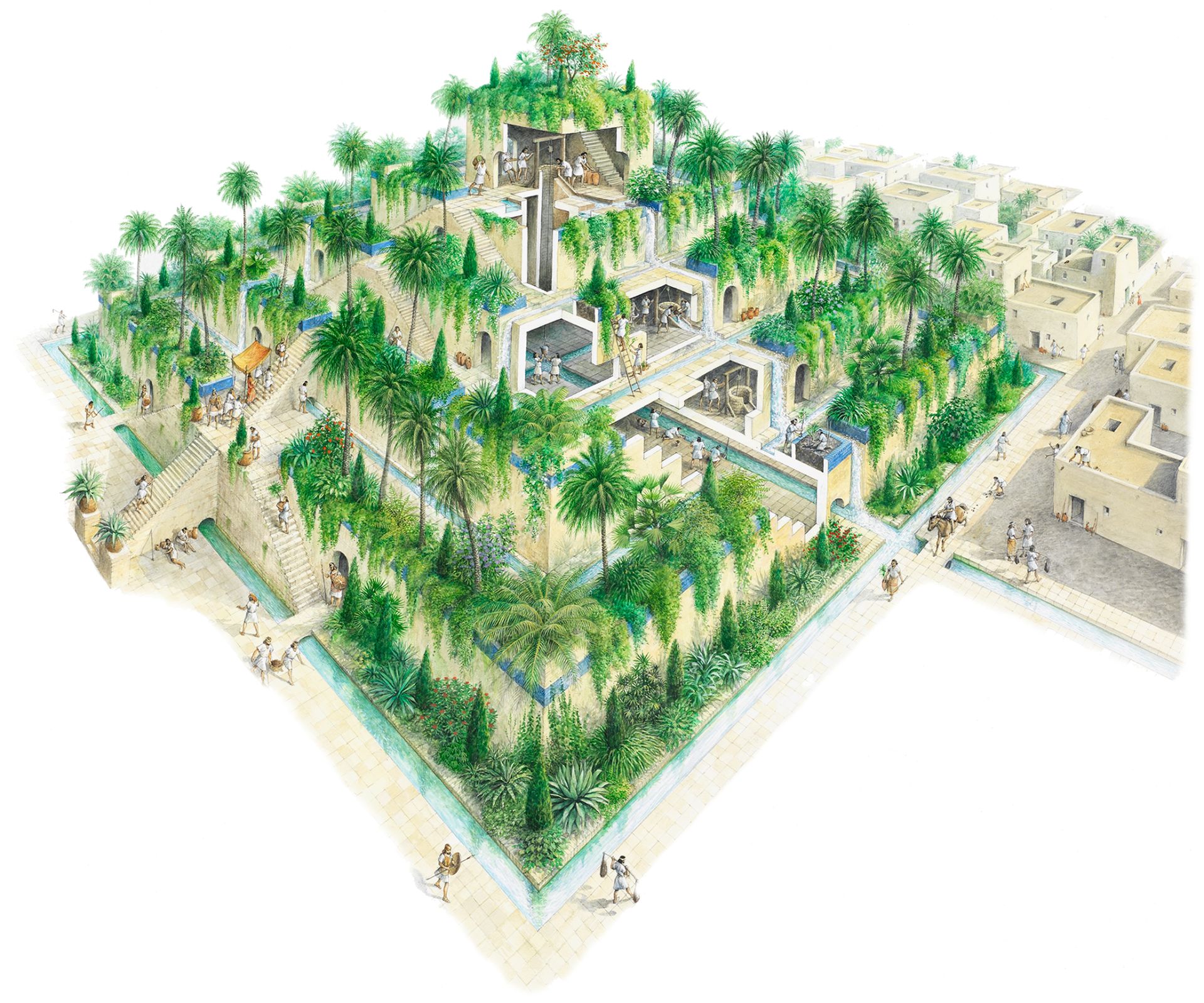 Hanging Gardens Of Babylon | The Hanging Gardens Of ...