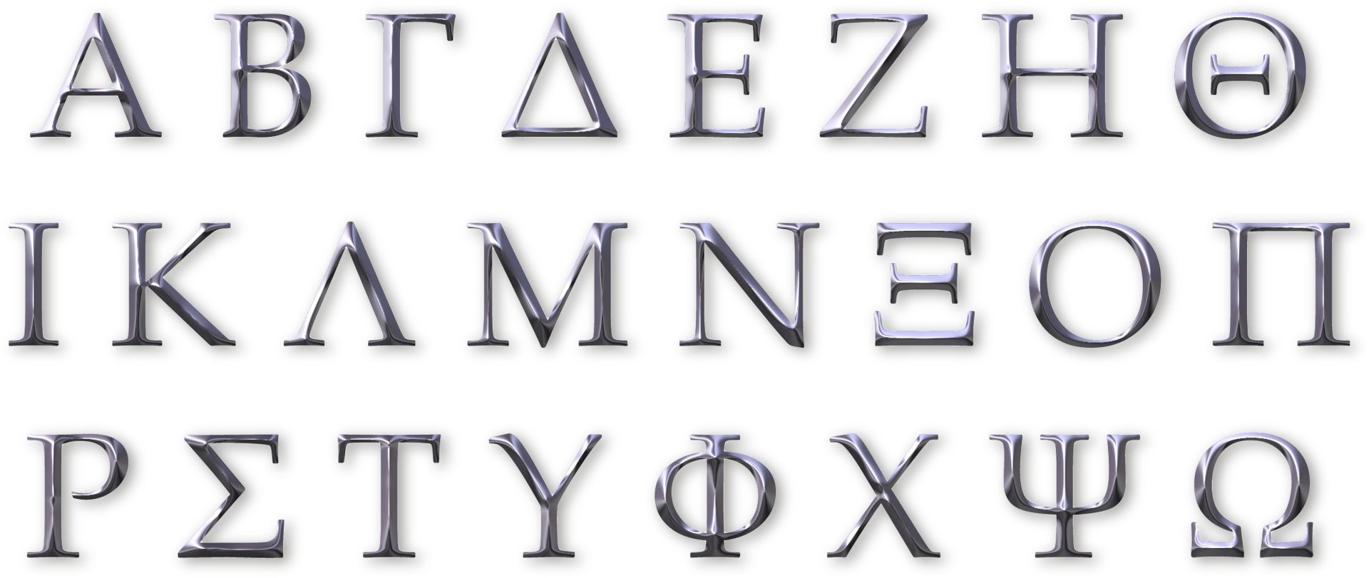 ancient greek to english alphabet