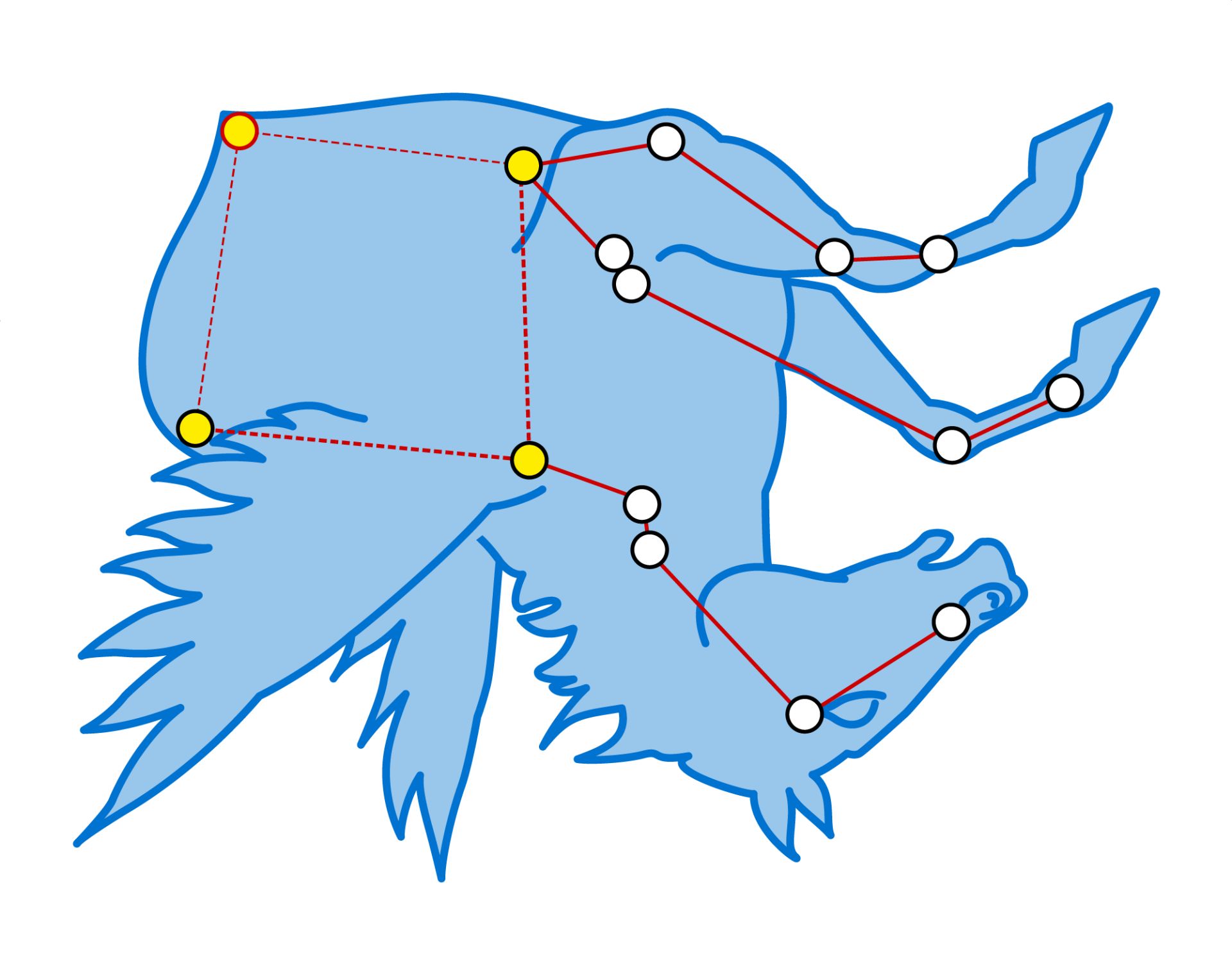 Pegasus constellation for kids