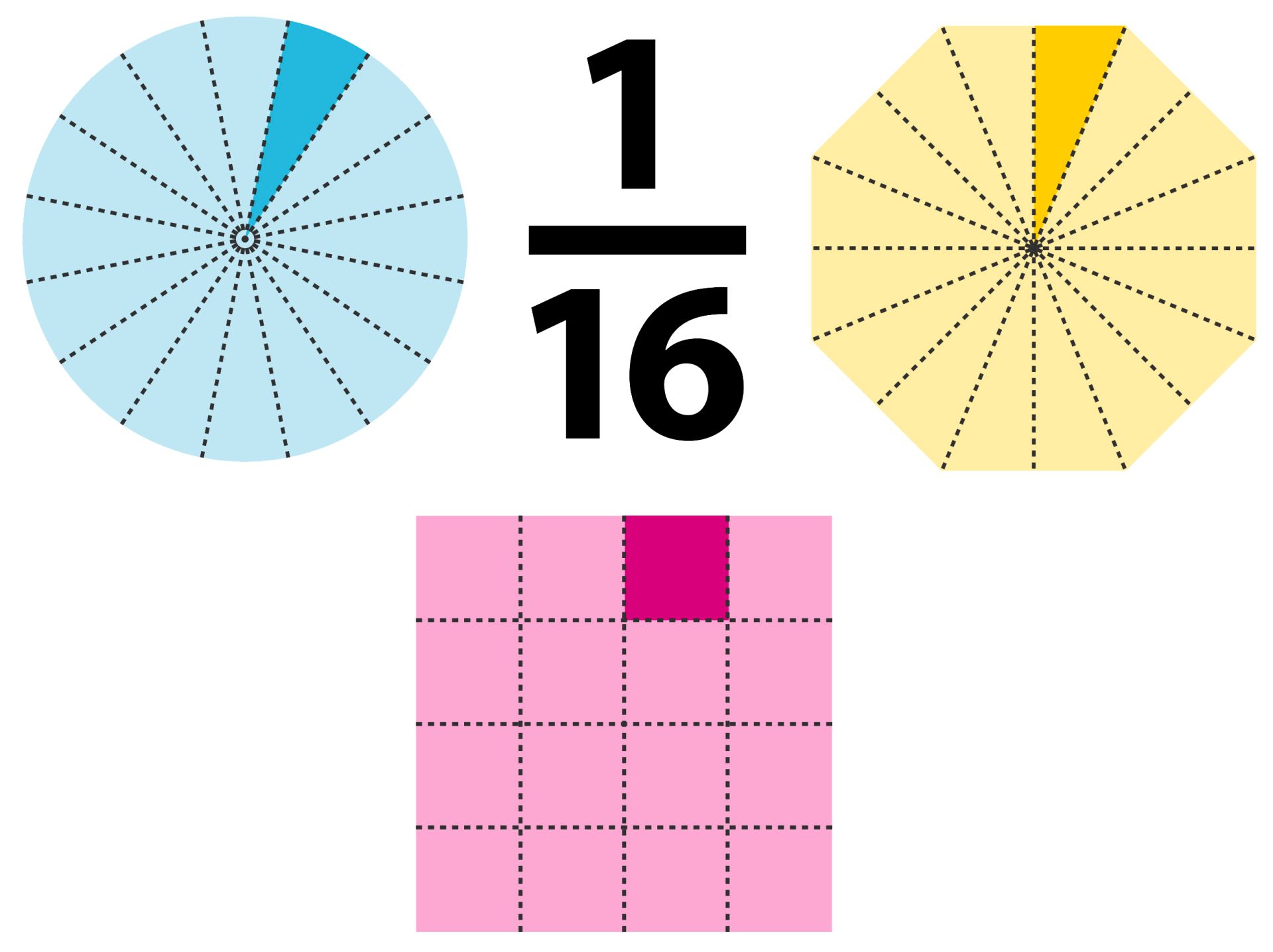 One Eighth Of A Pie Chart