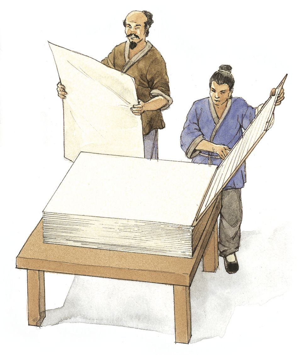 chinese-paper-making-chinese-paper-dk-find-out