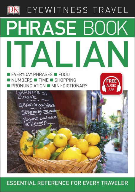 Eyewitness Travel Phrase Book Italian Paperback cover of Eyewitness Travel Phrase Book Italian