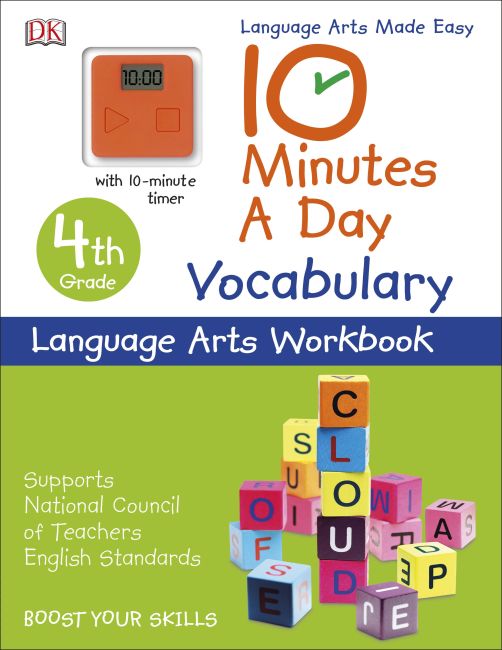10 Minutes a Day: Vocabulary, Fourth Grade Paperback cover of 10 Minutes a Day: Vocabulary, Fourth Grade