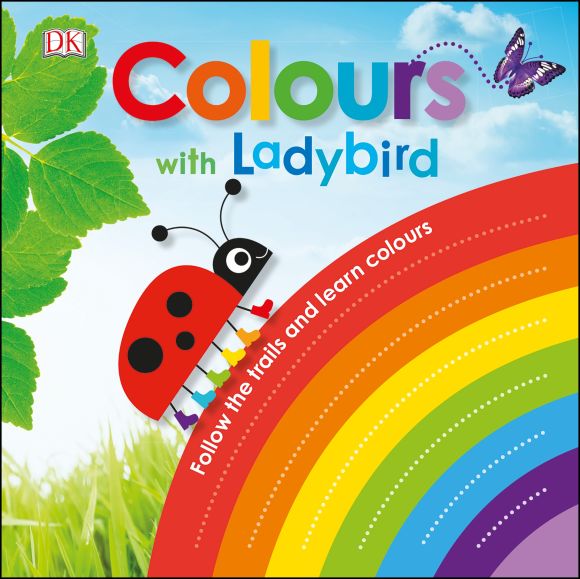 Colours with a Ladybird Board book cover of Colours with a Ladybird