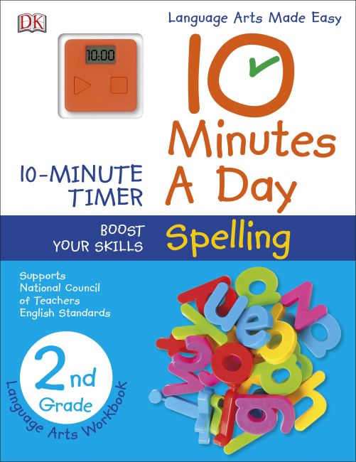 10 Minutes a Day: Spelling, Second Grade Paperback cover of 10 Minutes a Day: Spelling, Second Grade