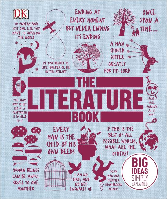 The Literature Book Hardback cover of The Literature Book