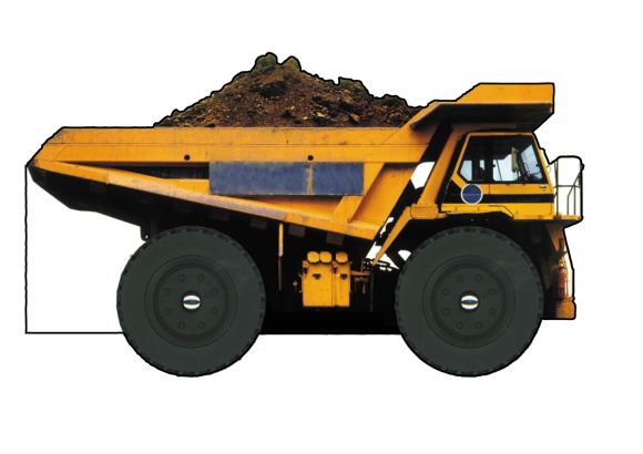 WHEELIE BOOKS: Big Dump Truck Board book cover of WHEELIE BOOKS: Big Dump Truck
