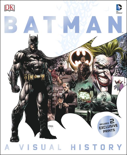 Batman: A Visual History Hardback cover of Batman: A Visual History