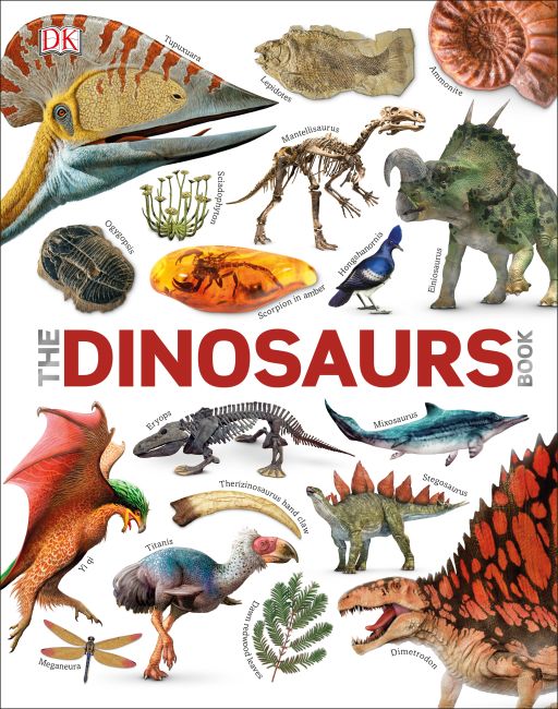 The Dinosaurs Book Hardback cover of The Dinosaurs Book