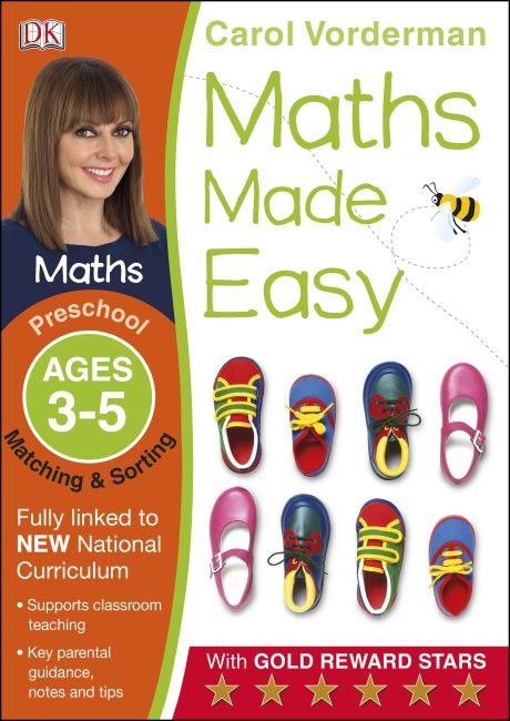 Maths Made Easy Matching and Sorting Ages 3-5 Preschool Key Stage 0 Paperback cover of Maths Made Easy Matching and Sorting Ages 3-5 Preschool Key Stage 0