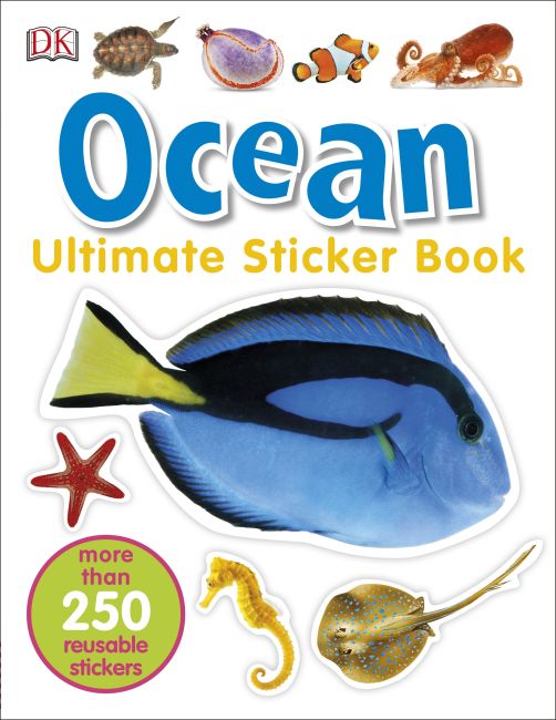 Ultimate Sticker Book: Ocean Paperback cover of Ultimate Sticker Book: Ocean