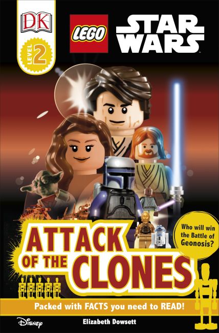 DK Readers L2: LEGO Star Wars: Attack of the Clones Paperback cover of DK Readers L2: LEGO Star Wars: Attack of the Clones