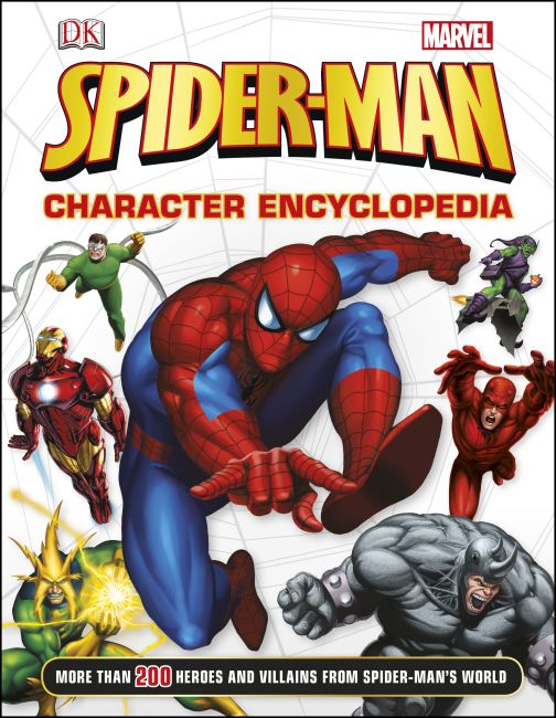 Spider-Man Character Encyclopedia Hardback cover of Spider-Man Character Encyclopedia
