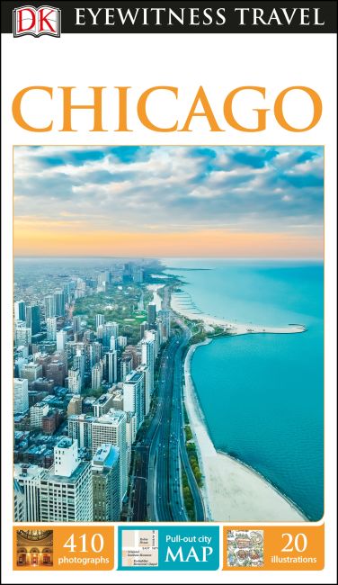 DK Eyewitness Travel Guide Chicago Flexibound cover of DK Eyewitness Travel Guide Chicago
