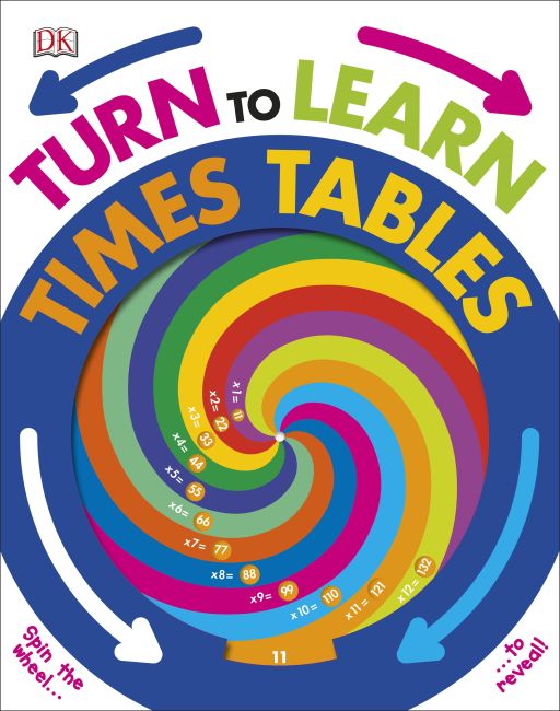 Turn to Learn Times Tables Board book cover of Turn to Learn Times Tables