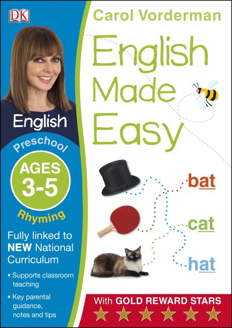 English Made Easy Rhyming Ages 3-5 Preschool Key Stage 0 Paperback cover of English Made Easy Rhyming Ages 3-5 Preschool Key Stage 0