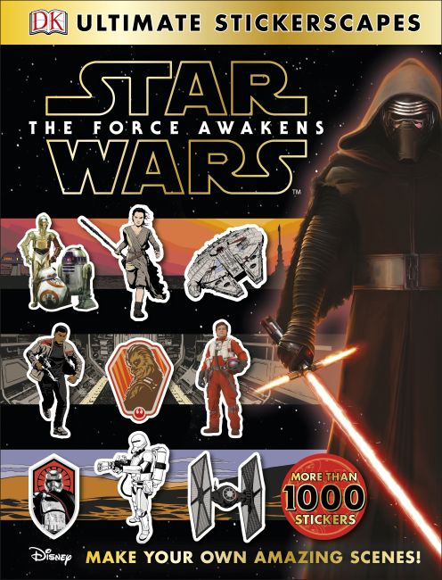 Star Wars™ The Force Awakens Ultimate Stickerscapes Paperback cover of Star Wars™ The Force Awakens Ultimate Stickerscapes