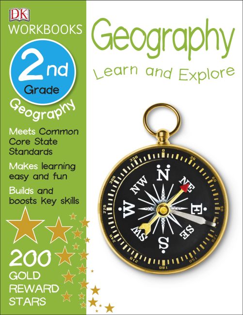 DK Workbooks: Geography, Second Grade Paperback cover of DK Workbooks: Geography, Second Grade