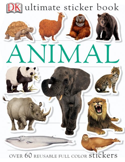 Ultimate Sticker Book: Animal Paperback cover of Ultimate Sticker Book: Animal